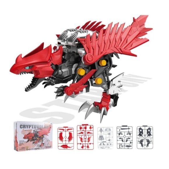 Cryptovolands 1:35 scale armored dino plastic model kit science - Picture 1 of 1